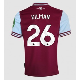West Ham United Max Kilman #26 Hemmakläder 2024-25 Kortärmad
